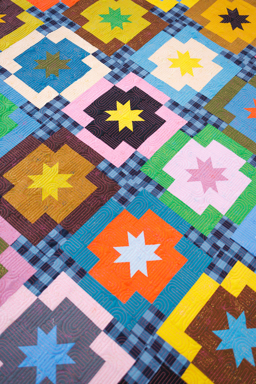 Meadow Star Quilt Pattern by Then Came June