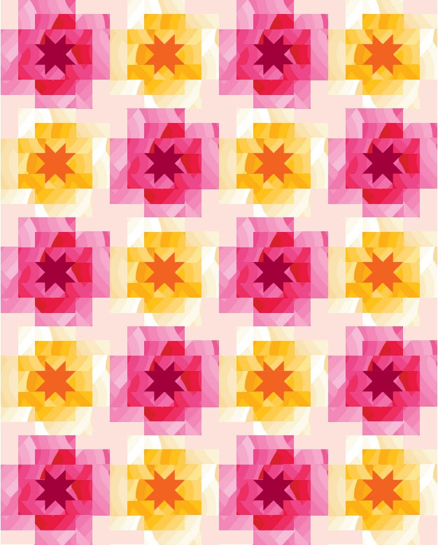 Echo by Emily Van Hoff : Meadow Star Quilt Kit