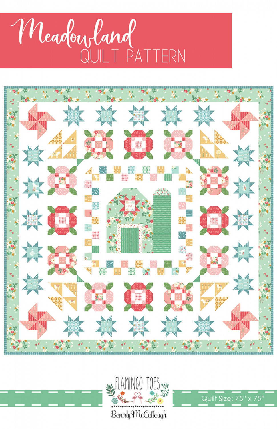 Meadowland Quilt Pattern by Flamingo Toes - Special Order