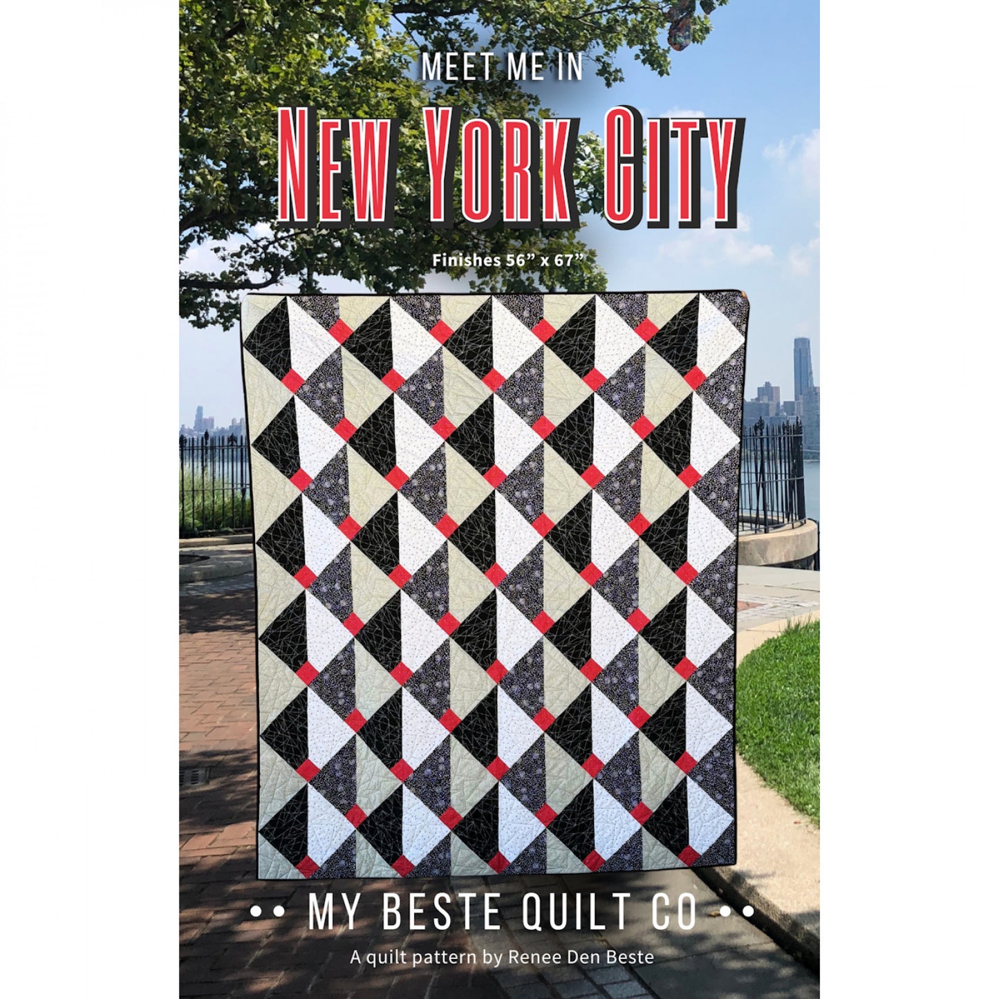 Meet Me in New York Quilt Pattern by My Beste Quilt Co