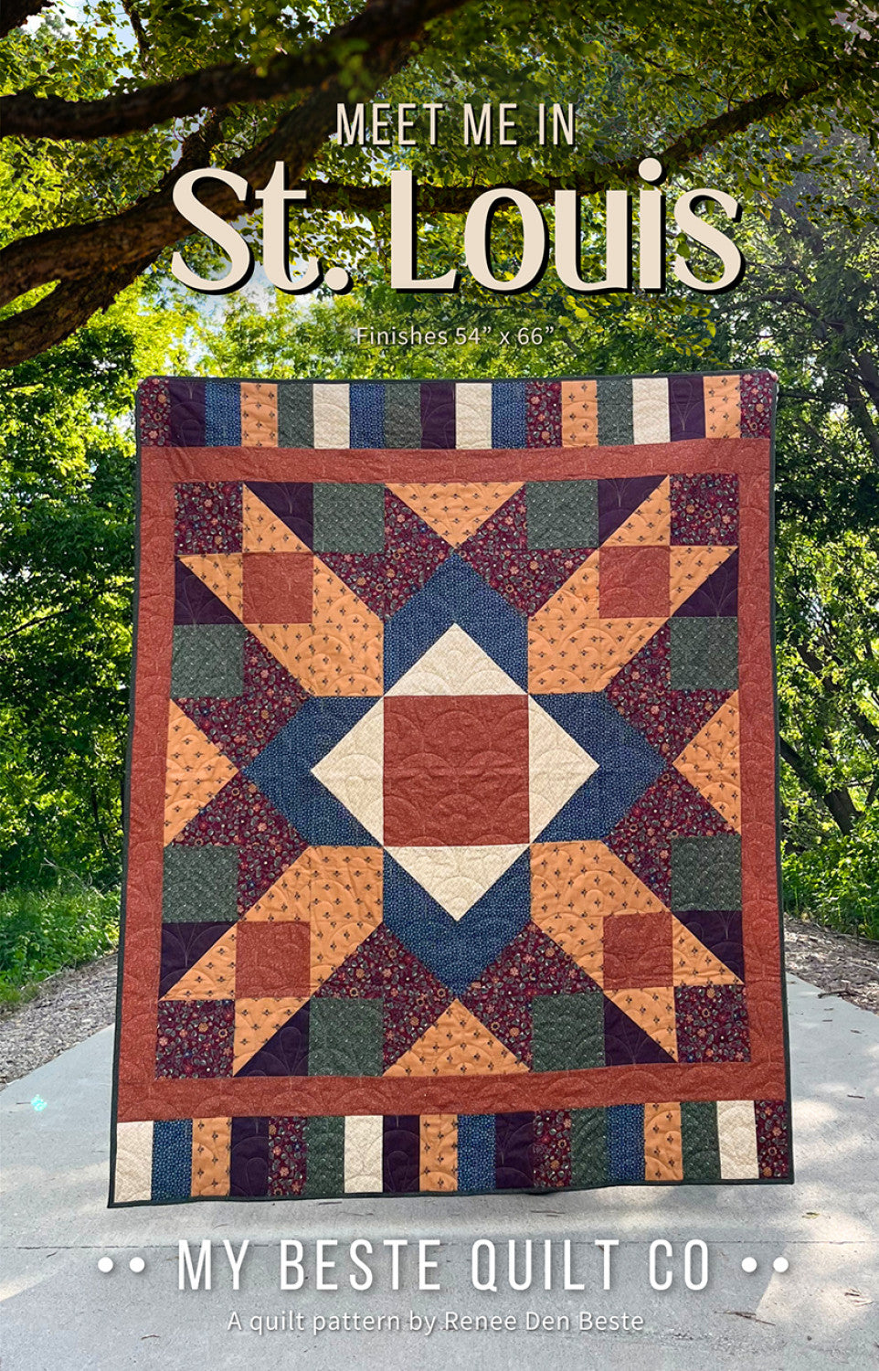 Meet Me in St. Louis Quilt Pattern by My Beste Quilt Co.