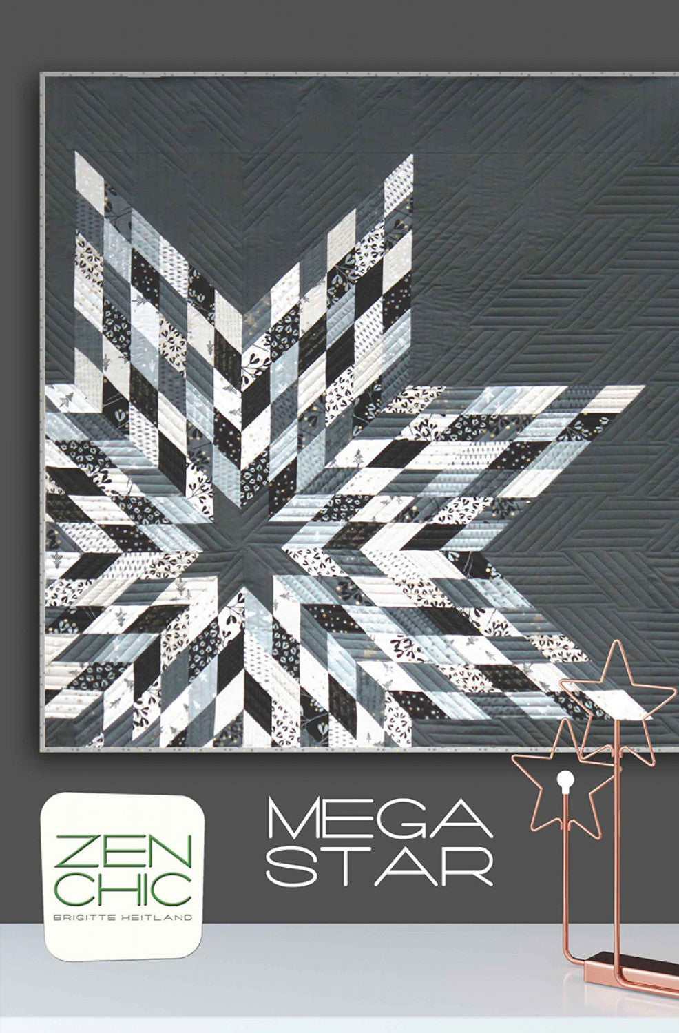Mega Star Quilt Pattern by Zen Chic