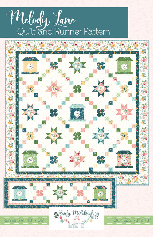 Melody Lane Quilt Pattern by Flamingo Toes - Special Order