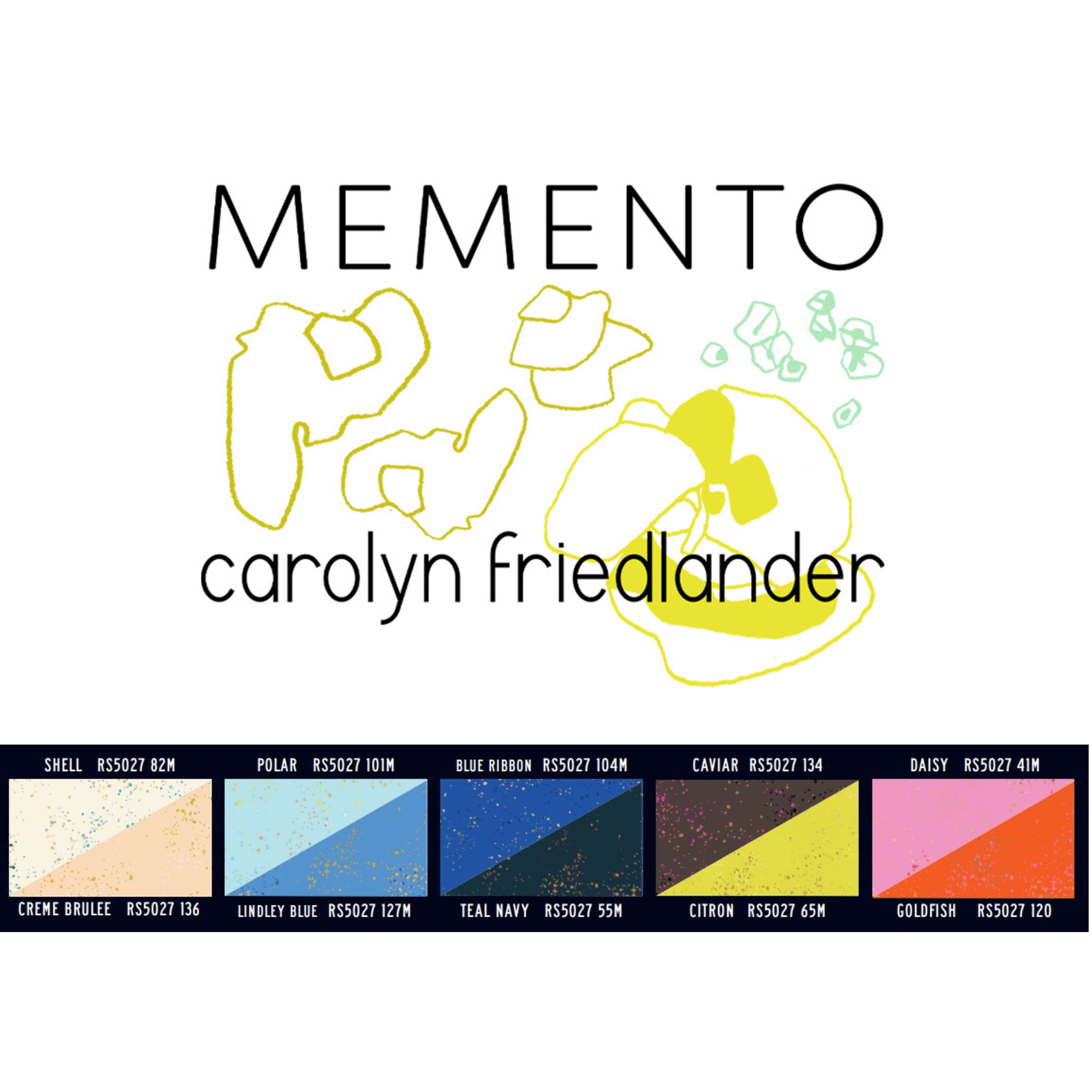 Memento by Carolyn Friedlander : Coordinating Fabric Bundles