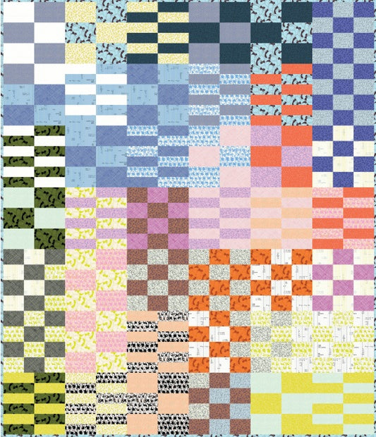 Memento by Carolyn Friedlander : Elate Quilt Kit - Radiant Palette