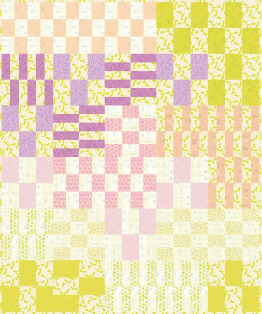 Memento by Carolyn Friedlander : Elate Quilt Kit - Soft Glow Palette