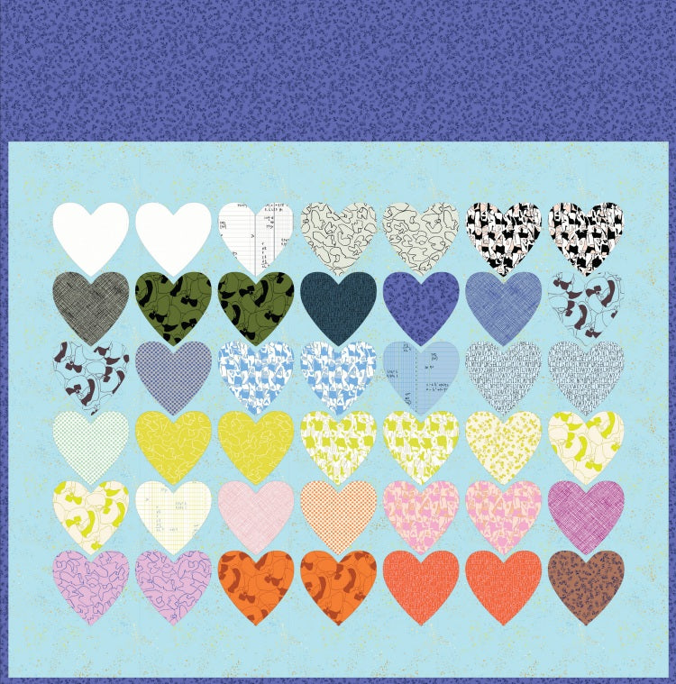 Memento by Carolyn Friedlander : Hearts Quilt Kit