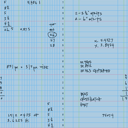 Memento by Carolyn Friedlander : Ledger Water Blue RS8003 17