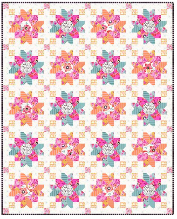 Memories Unfold by Stephanie Organes : Blooming Meadow Quilt Kit