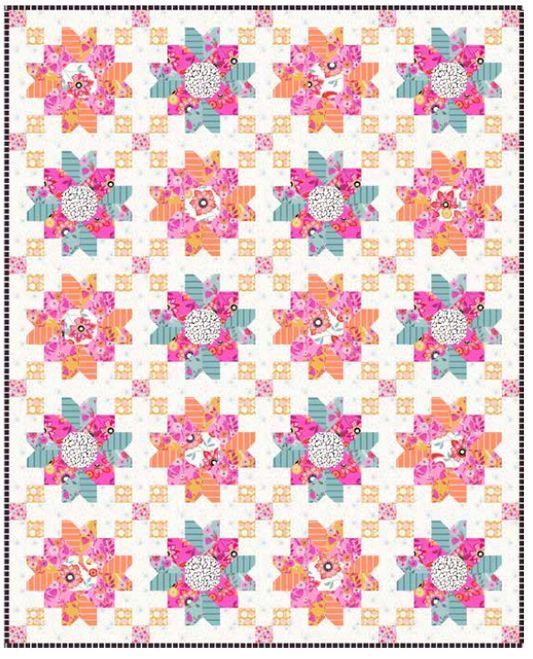 Memories Unfold by Stephanie Organes : Blooming Meadow Quilt Kit