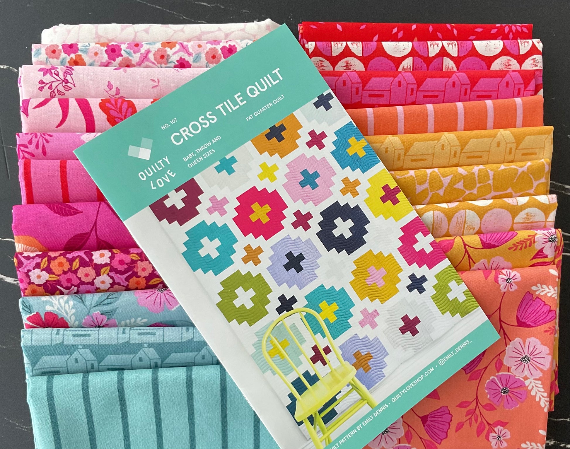 Memories Unfold by Stephanie Organes : Cross Tile Quilt Kit