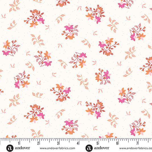 Memories Unfold by Stephanie Organes : Echinacea Off White A-1427-L