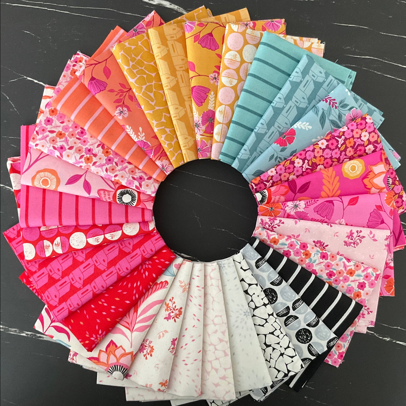 Memories Unfold by Stephanie Organes : Town Wharf Stripes Peach Fuzz A-1433-O