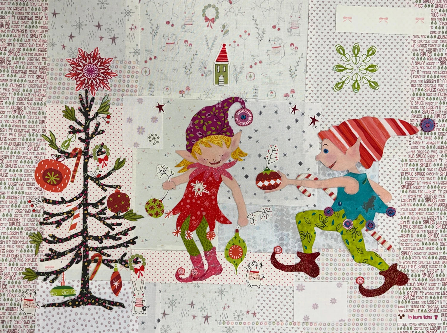 Merriment Collage Pattern by Laura Heine (Estimated arrival December 2025)