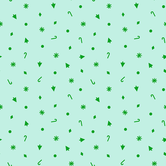 Merry Happy by Kimberly Kight : Christmas Confetti Mint RS3103 18