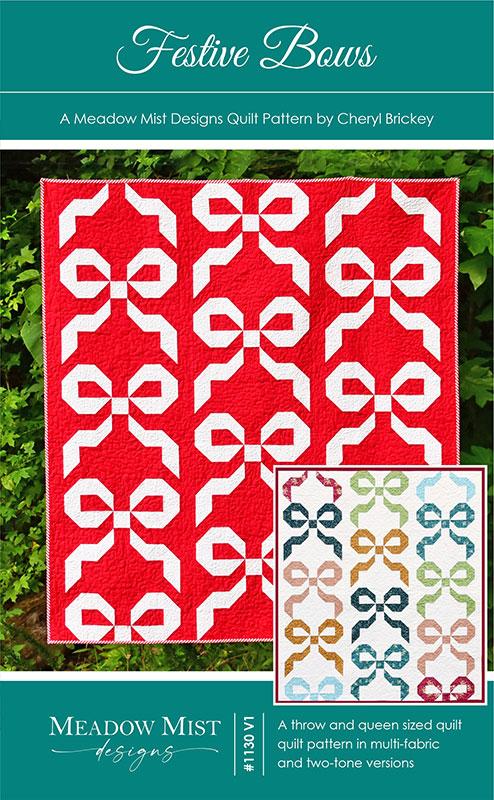 Merry Happy by Kimberly Kight : Festive Bows Quilt Kit