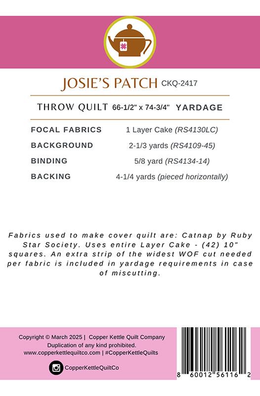 Merry Happy by Kimberly Kight : Josie's Patch Quilt Kit