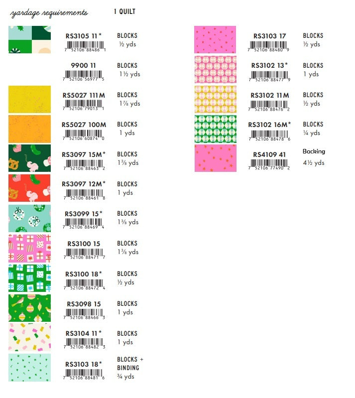 Merry Happy by Kimberly Kight : Merry Happy Quilt Kit