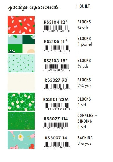 Merry Happy by Kimberly Kight : Sugar Cookies Quilt Kit