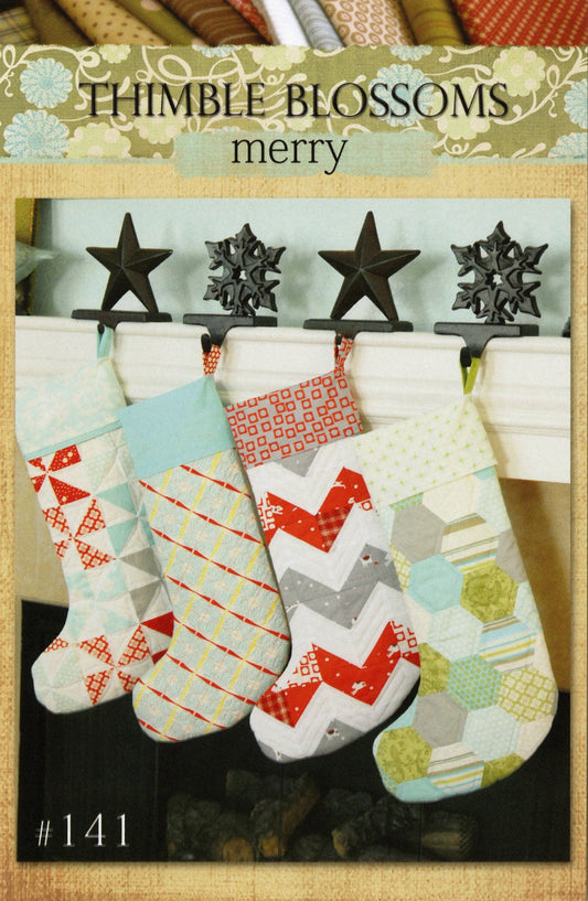 Merry Stockings Pattern by Thimble Blossoms