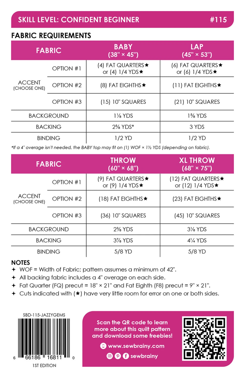 Merry and Mod by Shelby Warwood : Jazzy Gems Quilt Kit