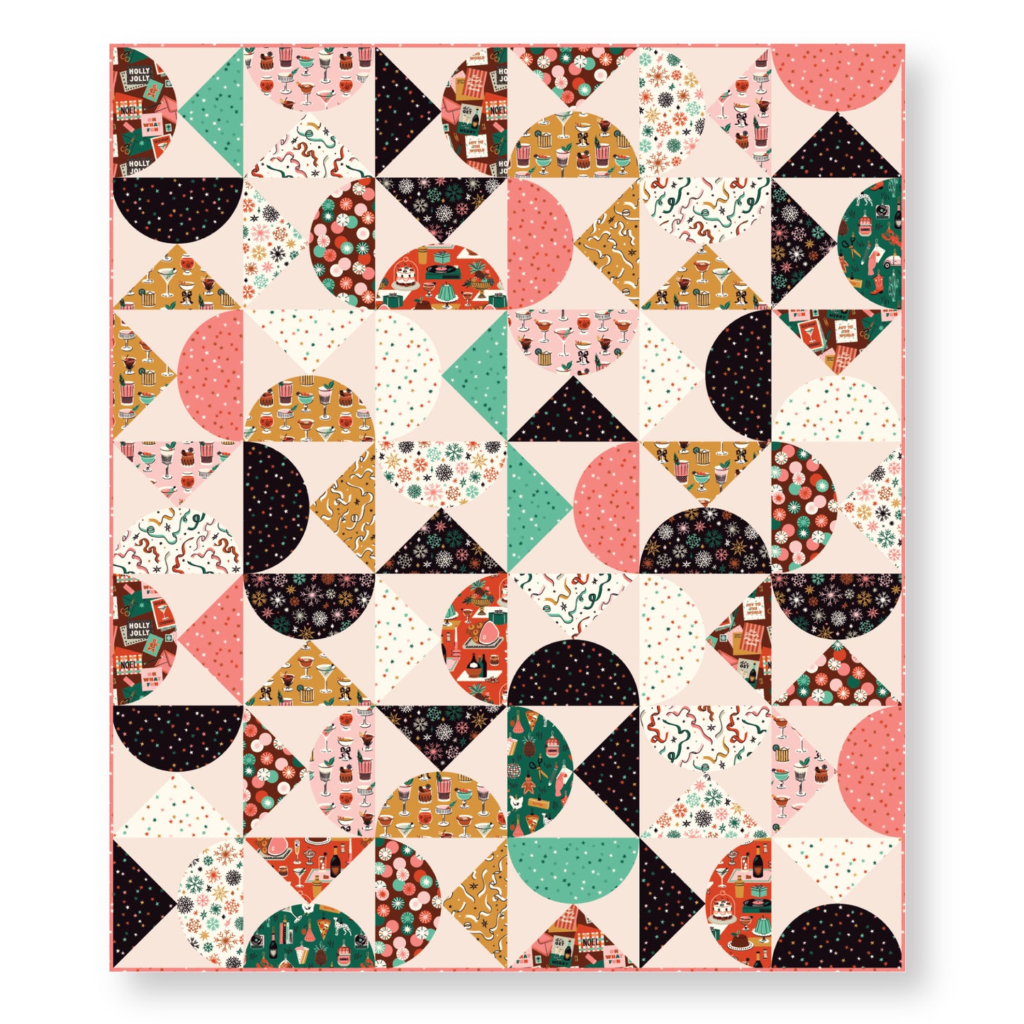 Merry and Mod by Shelby Warwood : Pivot Quilt Kit