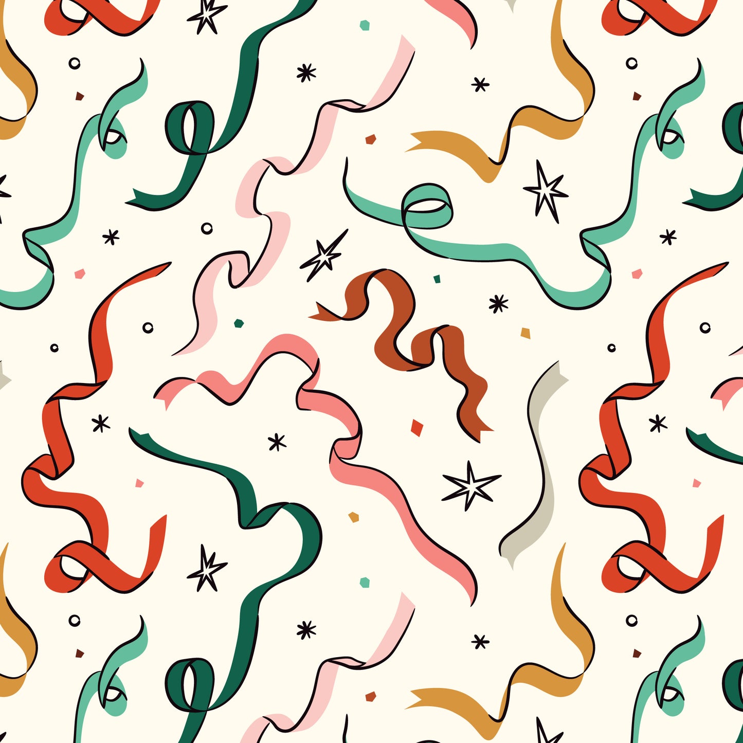 Merry and Mod by Shelby Warwood : Unwrapping Joy Ivory/Multi 229151