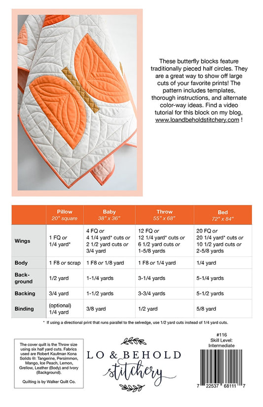 Metamorphosis Quilt Pattern by Lo & Behold Stitchery