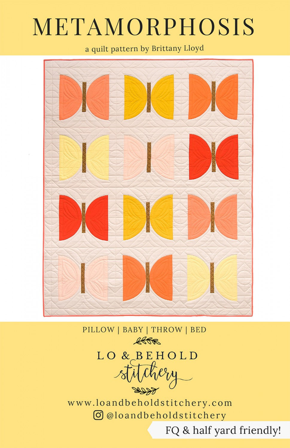 Metamorphosis Quilt Pattern by Lo & Behold Stitchery