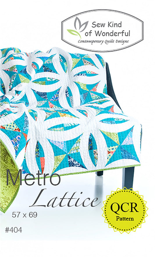 Metro Lattice Quilt Pattern by Sew Kind of Wonderful