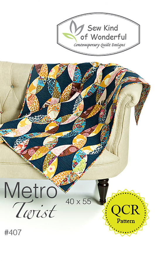 Metro Twist Quilt Pattern by Sew Kind of Wonderful