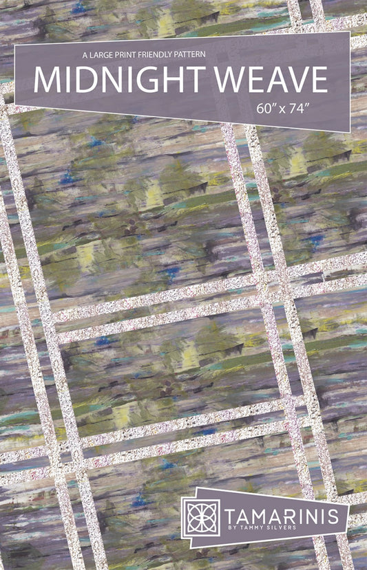 Midnight Weave Quilt Pattern by Tamarinis