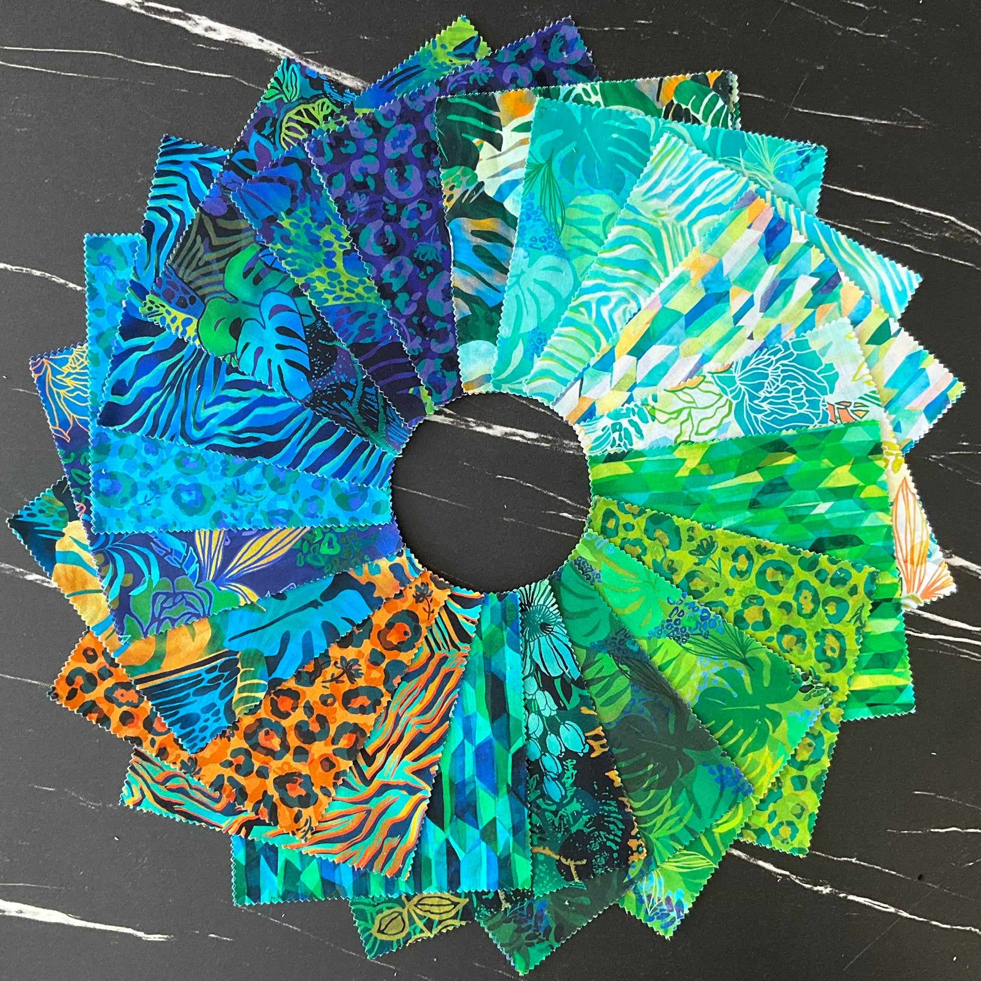 Midnight in the Jungle by Studio RK - Charm Pack