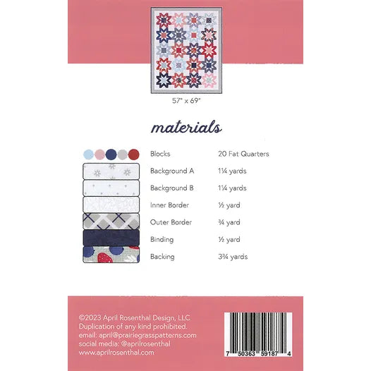 Midsummer Quilt Pattern by April Rosenthal (use for a kit)