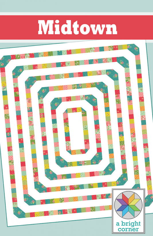 Midtown Quilt Pattern Quilt Pattern by A Bright Corner - AKBC349 -