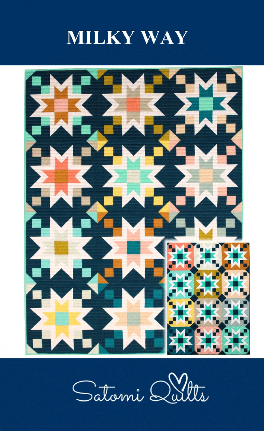Milky Way Quilt Pattern by Satomi Quilts