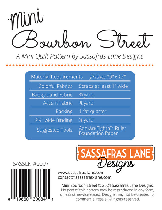 Mini Bourbon Street # SASSLN0097 - Special Order