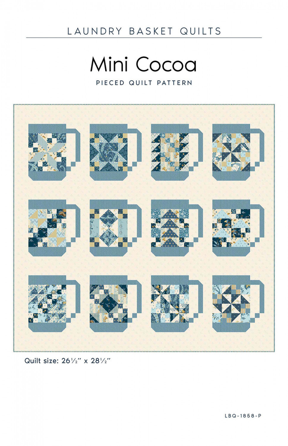 Mini Cocoa Quilt Pattern by Laundry Basket Quilts