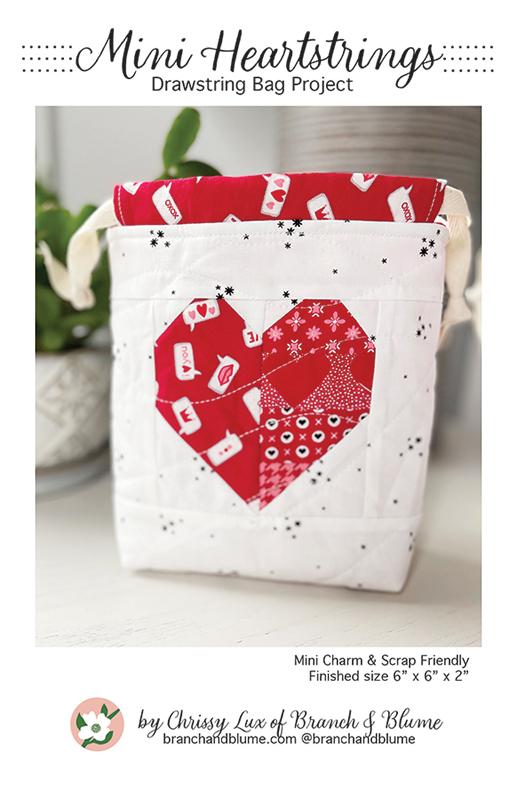 Mini Heartstrings Quilted Bag Pattern by Branch & Blume
