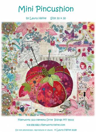 Mini Pincushion Collage Pattern by Laura Heine
