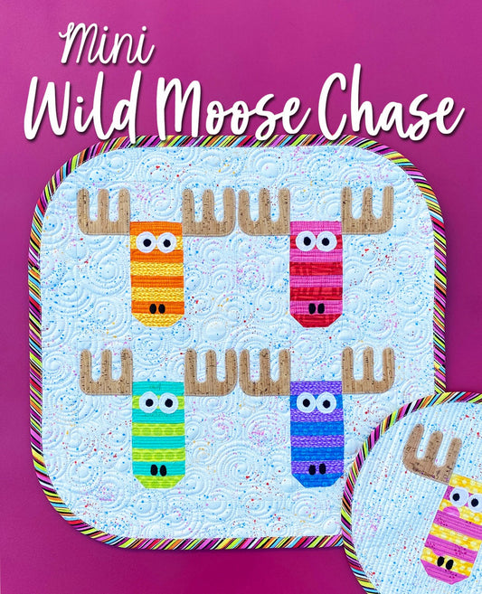 Mini Wild Moose Chase Quilt Pattern by Sassafras Lane - Special Order