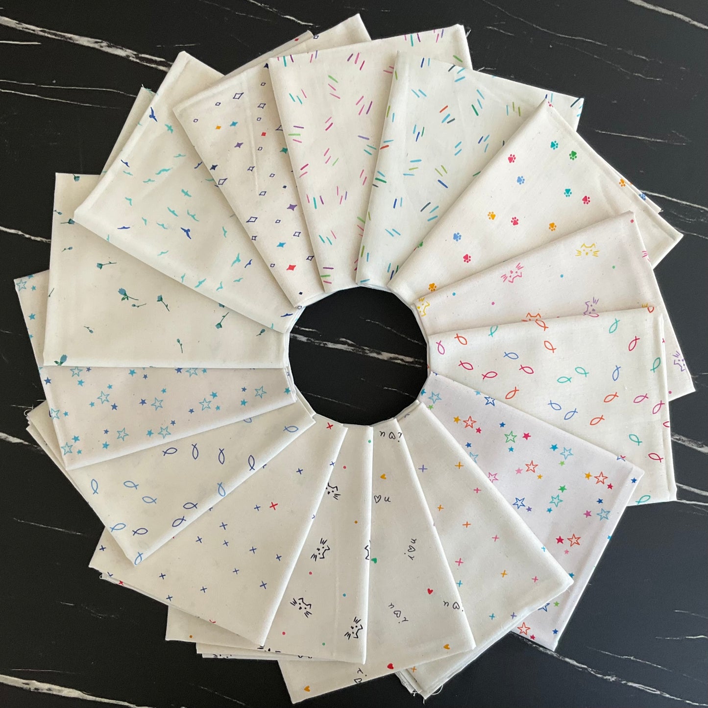 Miniatures by Whistler Studios : Fabric Bundles - Colorful