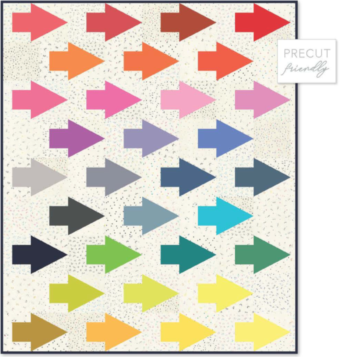 Miniatures by Whistler Studios & Ruby + Bee Solids : One Way Quilt Kit