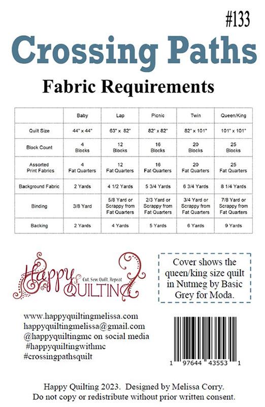 Mira by Zen Chic : Crossing Paths Quilt Kit