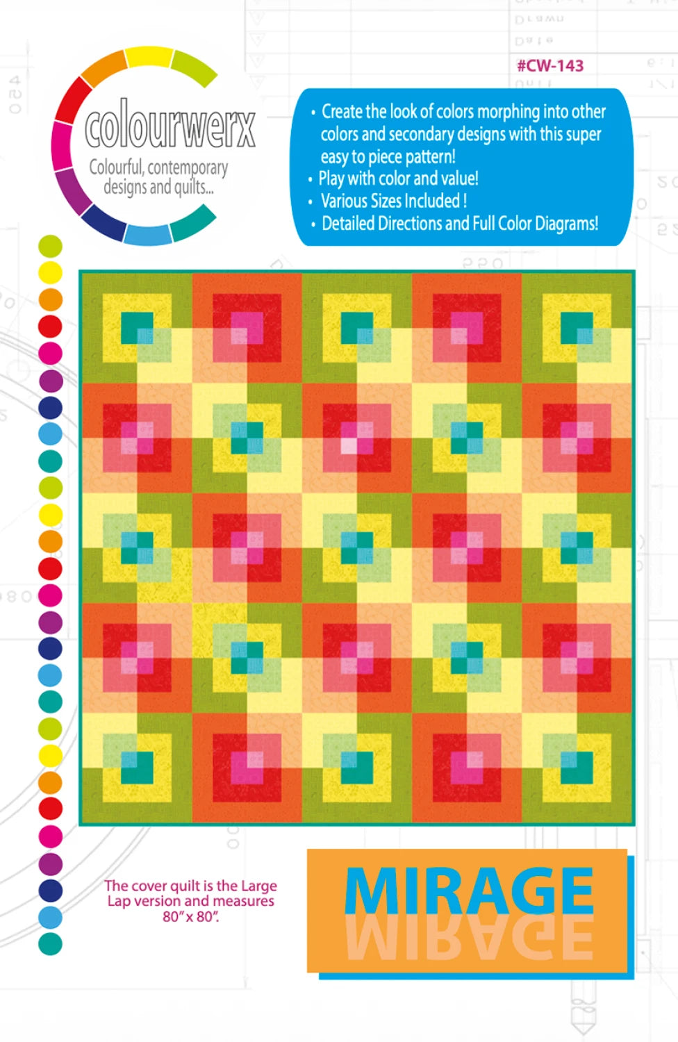 Mirage Quilt Pattern by Colourwerx