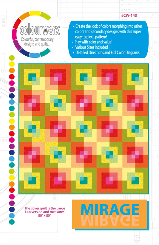 Mirage Quilt Pattern by Colourwerx