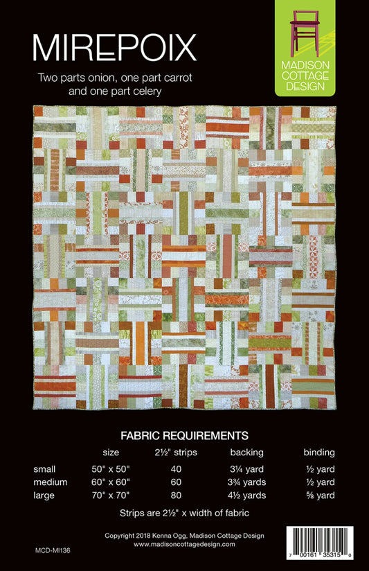 Mirepoix Quilt Pattern by Madison Cottage Design