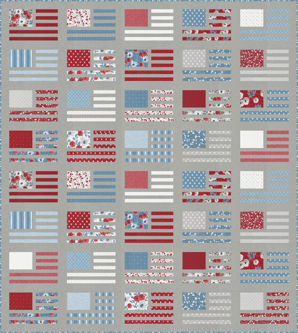 Miss Americana Quilt Pattern by Lella Boutique