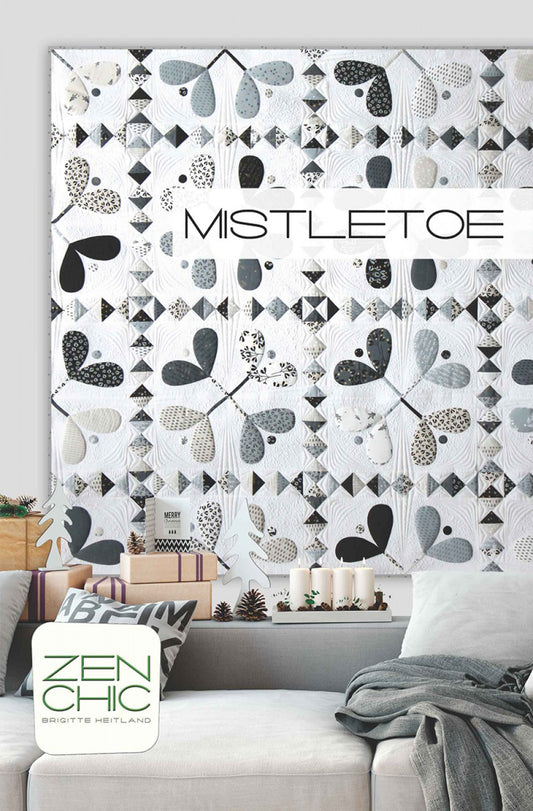 Mistletoe Quilt Pattern by Zen Chic