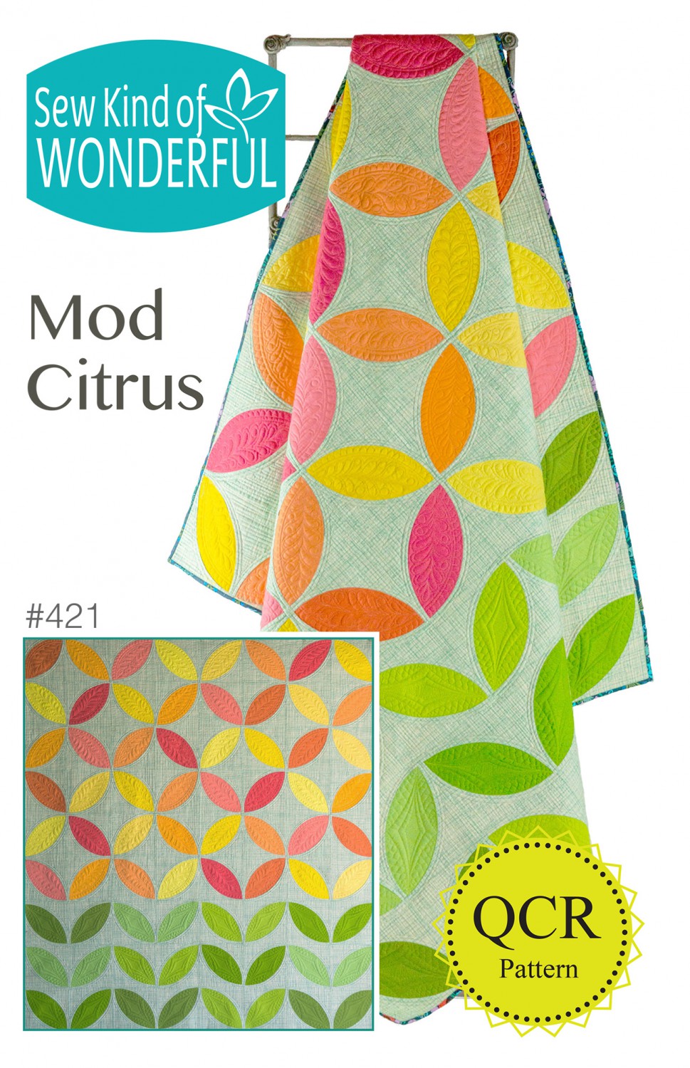 Mod Citrus Quilt Pattern by Sew Kind of Wonderful